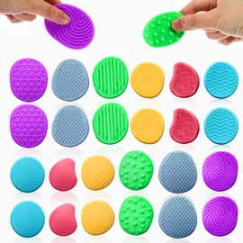 Simgoing 24 Pcs Sensory Worry Stones Textured Anxiety Stones Sensory Tools for Adults Stress Relief Items Autism Gift