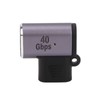 Magnetic Type C to Type C Adapter 24pin Elbow PD100W