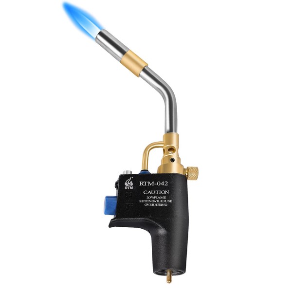 RTMMFG High-Intensity Propane Torch Head, Propane Torch Head With Igniter,