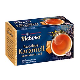 Meßmer Rooibos Caramel Tea | Flavoured | 20 Tea Bags | Vegan | Gluten Free | Lactose Free | Naturally Caffeine Free