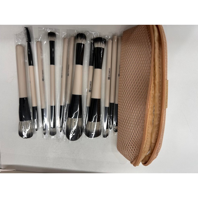 HEYMKGO Pinselset Makeup 12PCS Doppelseitiges Professionelles Makeup Pinsel Set -