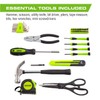 ARCAN TOOLS 39-Piece Home Hand Tool Kit for Household Repairs,