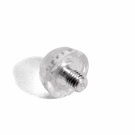 STUDIAMONDS TPU Football Studs-1X 0,11 inch (6mm) Replacement Football Cleats for Football Shoes (Transparent)