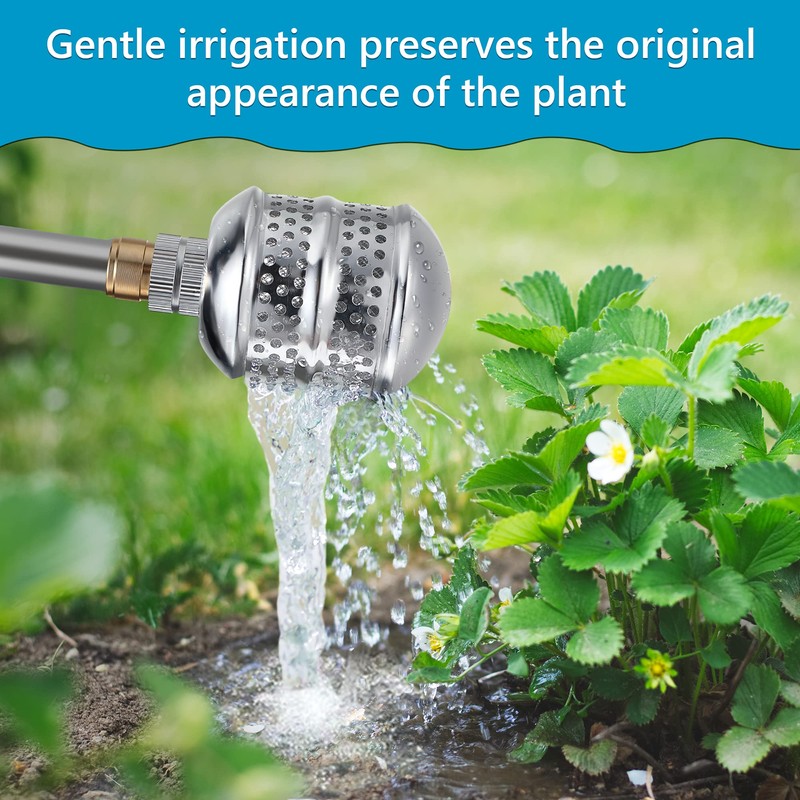 Dreyoo 4 Set Bubbler Sprinkler Heads, 3/4 Inch Internal Thread