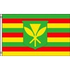 FlagsImp 3'x5' Kanaka MAOLI Hawaii Flag, Hawaiian Sovereignty Banner