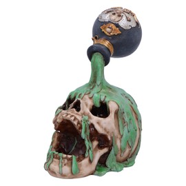 Nemesis Now Fatal Elixir Skull Potion Bottle 19.5cm, Resin, Cast in the Finest Resin, Expertly Hand-Painted