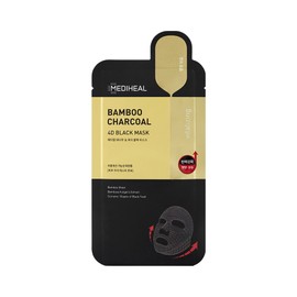 MEDIHEAL Bamboo Charcoal 4D Black Mask Sheet - MEDIHEAL Bamboo Charcoal 4D Bl