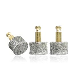 Fllyvly Replacement Heads for Dog Nail Grinder, Compatible with Casfuy and Other Brands, Highly Efficient and Safe, Diamond Coated, Durable, Set of 3 for All Dog Sizes, Pet Nail Polisher