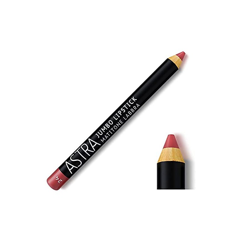 ASTRA Jumbo Lipstick 24 Old Rose Matita Labbra Cosmetics