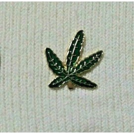 POT LEAF Pin Lapel Jacket Hat Pin