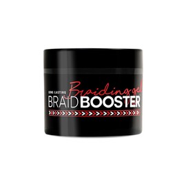 Style Factor BraidBOOSTER Long Lasting Braiding Gel with Seaweed Extract | For Braids and Twists | Thick Formula 7.25oz (Red)