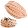 Arm Knitting Yarn, Braided Cotton Yarns for Hand Knit, Breathable