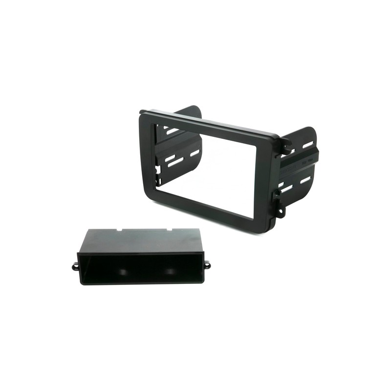 Scosche ICVW6BN Double DIN Radio Install Dash Kit Compatible with