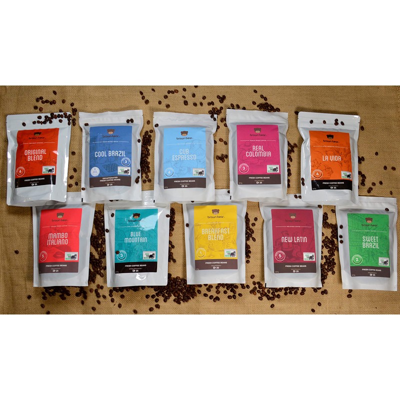 Kenyan Medium Roast Coffee Beans 227g - Brown Bear Mount