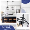 Sheetea 2-Pack Farmhouse Pendant Lights Kitchen Island, Black Pendant Light