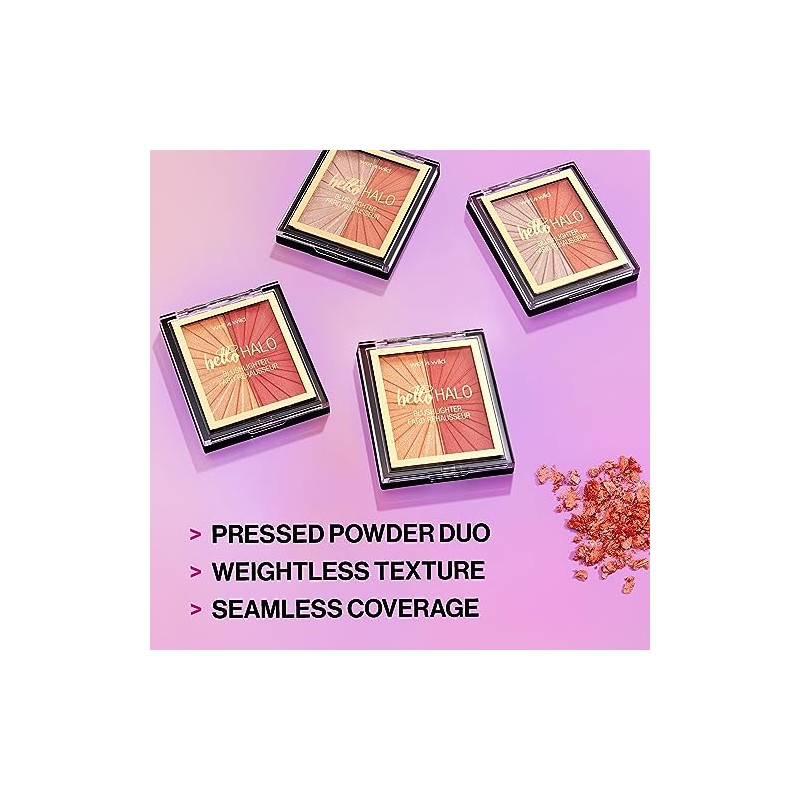 Wet n Wild MegaGlo Blushlighter, Blendable Blush Highlighter Set de