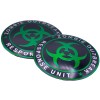 Express Emblems 2x Zombie Outbreak Decal Sticker Emblem Auto, Car,