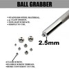 LEOGON Jewelry Grabber Tool 4-Claw Stainless Steel Grabber for Small