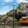 LQS56HO Set of 3 Model Track Lights Track Pole Grid