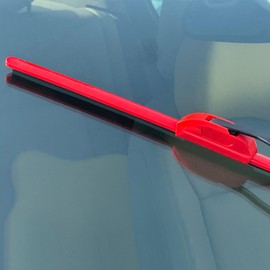 OEM QUALITY 26" + 16" PARRATI Premium All-Season Bright Red Windshield Wiper Blades (Set of 2)