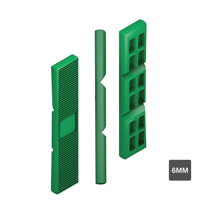 DOJA BARCELONA 6 mm Plastic Spacers, Green Spacers, Pack of