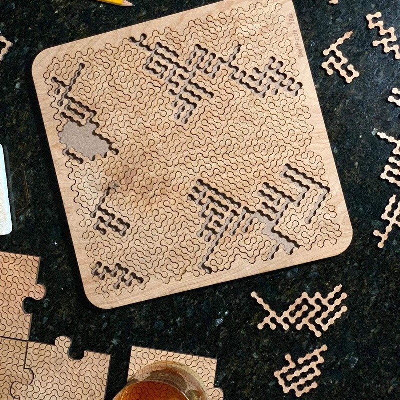 Mind Bending Wooden Jigsaw Puzzle | Medium Puzzles for Adults