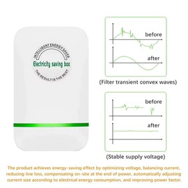 Power Savers, Electricity Saving Box,Impressive Energy Saving Device, Power Saving Device, Save Electricity, Power Saver, US Plug in 90V-250V 30KW (2)