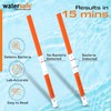 Watersafe Rapid Bacteria Test 10-Pack. Detects E.coli, Pseudomonas in 15