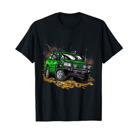 offroad land vehicle truck 4x4 4wd cruiser adventure dirt T-Shirt