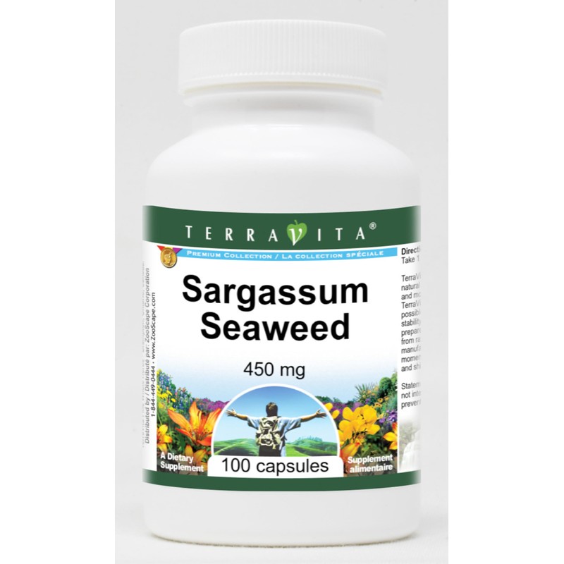 Sargassum Seaweed - 450 mg (100 Capsules, ZIN: 521350)