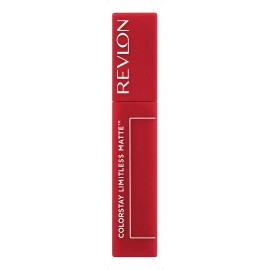 Labial Liquido Revlon Larga Duracion ColorStay Limitless Matte hasta 24Hrs, 100% Vegano Con Acido Hialuronico Hidratante Acabado Mate Tono Top Talent