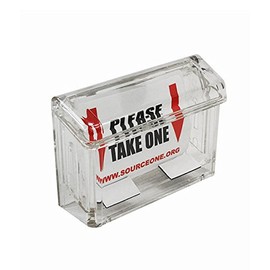 Source One LLC Clear Outdoor Magnetic Business Card Holder (GAB-MAG)