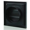 Blauberg Black Gravity Grille 100mm - 4 inch External Ducting