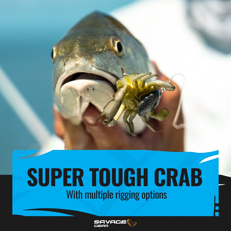 3D Crab 2" 1/4oz S NP-Natural Peeler Sinking