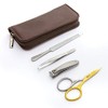 ZOHL Solingen Travel Manicure Set with Self-Sharpening Manicure Scissors In