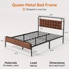 BedsPick Queen Size Bed Frame, Platform Bed Frame with Upholstered