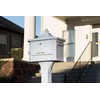 Architectural Mailboxes CP00WAM Callaway Post, White