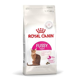 Royal Canin Fussy Exigent | 400g | Complete Food for Discerning Adult Cats | Combination of Flavours and Special Shape of Kibble | High in Protein