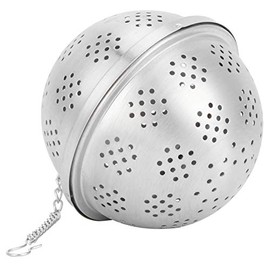 Stainless Steel Tea Steeper, Tea Strainer Infuser Seasoning Filter Ball Mesh Design Kitchen Accessories for Loose Leaf Tea and Seasoning Spices (L)