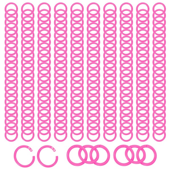 PATIKIL 1.1" Loose Leaf Binder Rings, 210Pcs Binder Ring Book