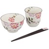 Hanasato Rice Bowl Cosmos 04278 (Tenpo Chopsticks Included)