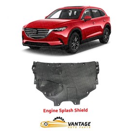 Vantage Auto Parts - Front Engine Splash Shield Cover Compatible with Mazda CX-5 2013-2022 & CX-9 2016-2021 | Direct Replacement | TK4856110 | MA1228118