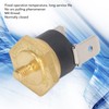 CHICIRIS Temperature Control Switch, 5pcs Ksd301 Copper Thermostat Bimetal Normally