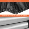 Newthinking Rotary Washing Line Cover, 210D Heavy Duty Waterproof Washing