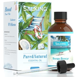 SALKING Ocean Breeze Fragrance Oil, 120ml (4 Fl Oz) Premium Fragrance Oils for Diffuser, Candle Scents for Candle Making, Soap Making Supplies, Diffuser Oil Scents, Holiday Gifts