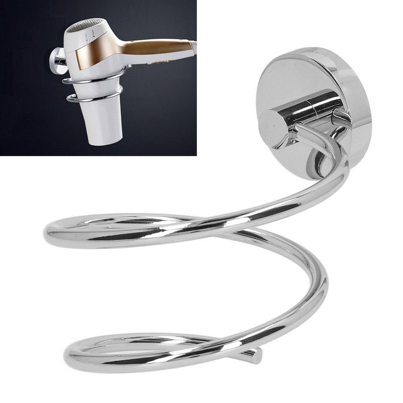 304 Stainless Steel Hair Dryer Rack Keep Tidy Wall Mount