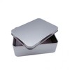 Simple steel tin case for storage of rectangular small accessories Tin case 160x110x35mm 3ea