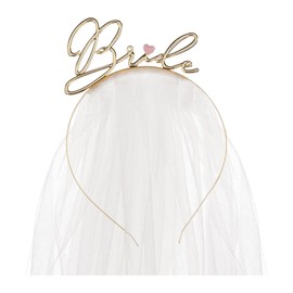 Bride Headband Gold