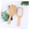 Ipetboom 2pcs Wooden Scalp Massage Comb Hair Combs Detangler Brush