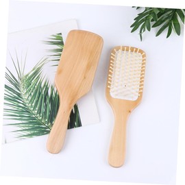 Ipetboom 2pcs Wooden Scalp Massage Comb Hair Combs Detangler Brush Styling Tool for Hair Care